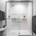 Shower that can fit a wheelchair